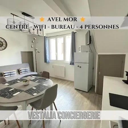 -avel Mor- T2 2eme Etage Centre Wifi Apartment *